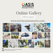 OASIS Okanagan Art Show at the Peachland Gallery is now online!