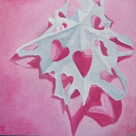 Snowflake on Pink